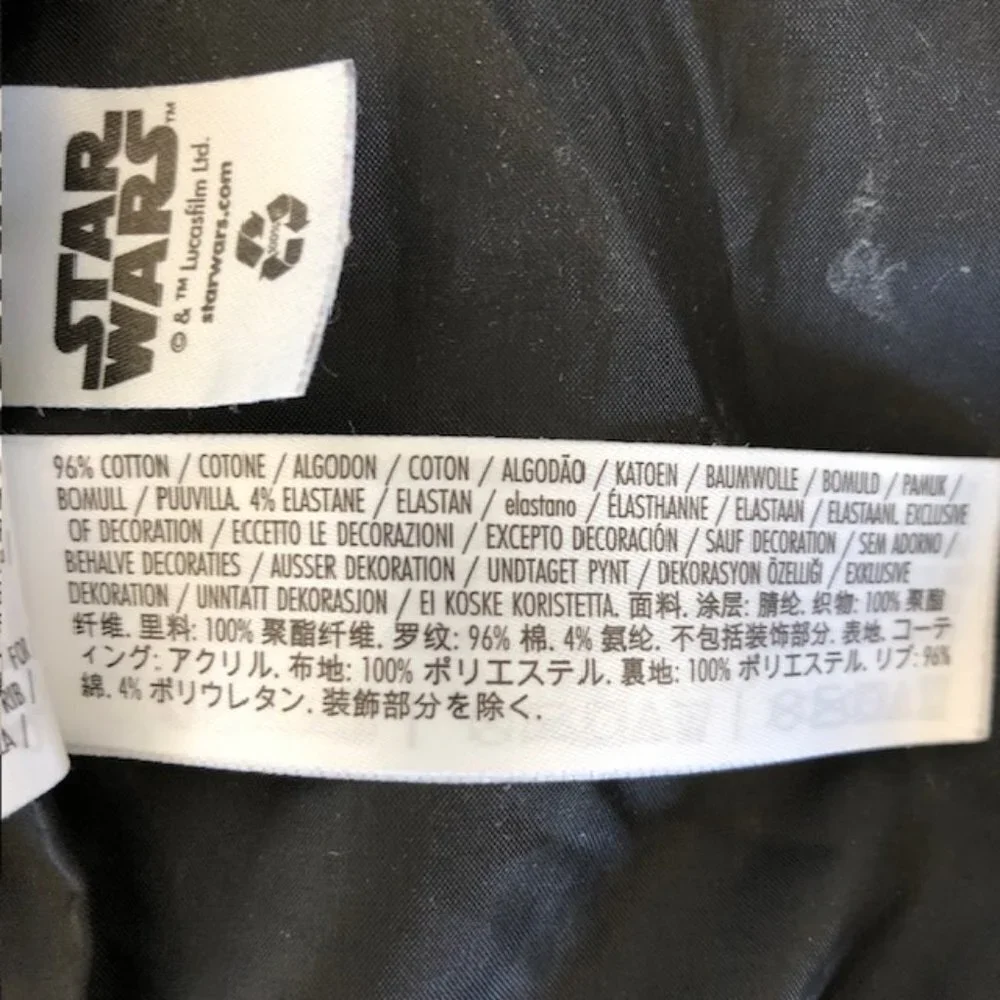 DISNEY STAR WARS Kids Galaxy Bomber Lightweight Jacket 7/8